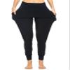 Kcutteyg Womens Joggers with Pockets High Waisted, Lightweight Quick Dry Athletic Workout Soft Pants for Gym, Yoga, Running (Black,X-Large) view 1