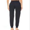 Kcutteyg Womens Joggers with Pockets High Waisted, Lightweight Quick Dry Athletic Workout Soft Pants for Gym, Yoga, Running (Black,X-Large) view 3