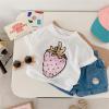 Toddler Kids Baby Boys Girls Gifts For Children Changing Flip Sequins T Shirt Tops Short Sleeve Too (White, 3-4 Years) view 2