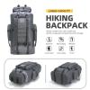 KXBUNQD 100L Tactical Military Backpack for Men - Waterproof Hiking & Hunting Pack with MOLLE System, Adjustable Suspension, Survival Gear Compartment - Outdoor Camping, Trekking Travel Backpack view 3