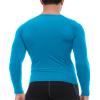 Men's Compression Shirts Long Sleeve Athletic T Shirt Workout Cool Dry Running Tops Gym Undershirts Baselayers Blue view 3