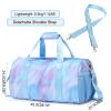 Dance Bag for Girls Teen Duffle Gymnastics Overnight Travel Sports Gym Ballet Weekender Sleepover Carry On Bags with Shoe Compartments Water Resistant view 3