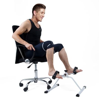BTAISYDE Mini Pedal Exercise Bikes - Arm Leg Cycling Exerciser with Adjustable Resistance, Training Fitness Gym Equipment, Leg Rehab Workout Seat