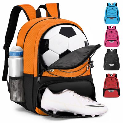 Hsmihair Youth Soccer Bag-Soccer Backpack&Backpack for Football Basketball,with Ball Compartment Separate Cleat Package