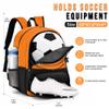Hsmihair Youth Soccer Bag-Soccer Backpack&Backpack for Football Basketball,with Ball Compartment Separate Cleat Package view 2