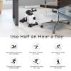 BTAISYDE Pedal Exerciser - Exercise Pedals for Seated Leg and Arm Workout - Sitting Mini Cycle Foot Peddler - Small, Sitdown Equipment Machine view 4