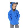 Toddler Boys Girls Fleece Sweatshirt Jacket Coat Fall Winter Zip Up Cute Bear Ears Hooded Warm Coat (Blue, 2-3 Years) view 1