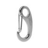 BasskBeauty Carabiner Snap, Egg-shaped Snap Hook, Stainless Steel All-in-one for Hiking and Camping, Quick-release Carabiner Belt