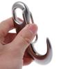 BasskBeauty Carabiner Snap, Egg-shaped Snap Hook, Stainless Steel All-in-one for Hiking and Camping, Quick-release Carabiner Belt view 2