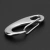 BasskBeauty Carabiner Snap, Egg-shaped Snap Hook, Stainless Steel All-in-one for Hiking and Camping, Quick-release Carabiner Belt view 3