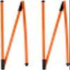 SGerste 2 Pieces Ultra Light Fiberglass Rods Golf Putting and Swing Alignment Stick 48 Inches, Orange view 1