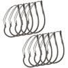 10pcs/Box Weedless Worm Hooks Wacky Fishing Hook for Bass Fishing 4#, 2#, 1#, 1/0, 2/0 (2#-10pcs) view 1
