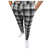 Ymosrh Chino Pants Men Straight, Stacked Pants Mens Cargo Relaxed Fit Slim Chinos for Stretch Pants Men's Fashion Stretch Dress Pants Plaid Pants Business Suit Casual Golf Long Khakis (3XL, Black) view 1