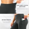 28"/30"/32"/34" Inseam Women's Bootcut Yoga Pants Long Bootleg High-Waisted Flare Pants with Pockets GRK002-dark_grey30-M Dark Grey view 4