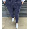 Ymosrh Mens Pants Slim Fit, Khakis Pants Cargo with Pockets Fit Jogging Pants for Men Medium Men's Fashion Stretch Dress Pants Plaid Pants Business Suit Casual Golf Jeans Relaxed Waist (3XL, Navy) view 3
