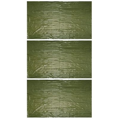 BESPORTBLE 3pcs Emergency Survival Blanket Portable Thermal Blankets for Camping Hiking and Outdoor Activities Retains Body Heat Lightweight and Compact