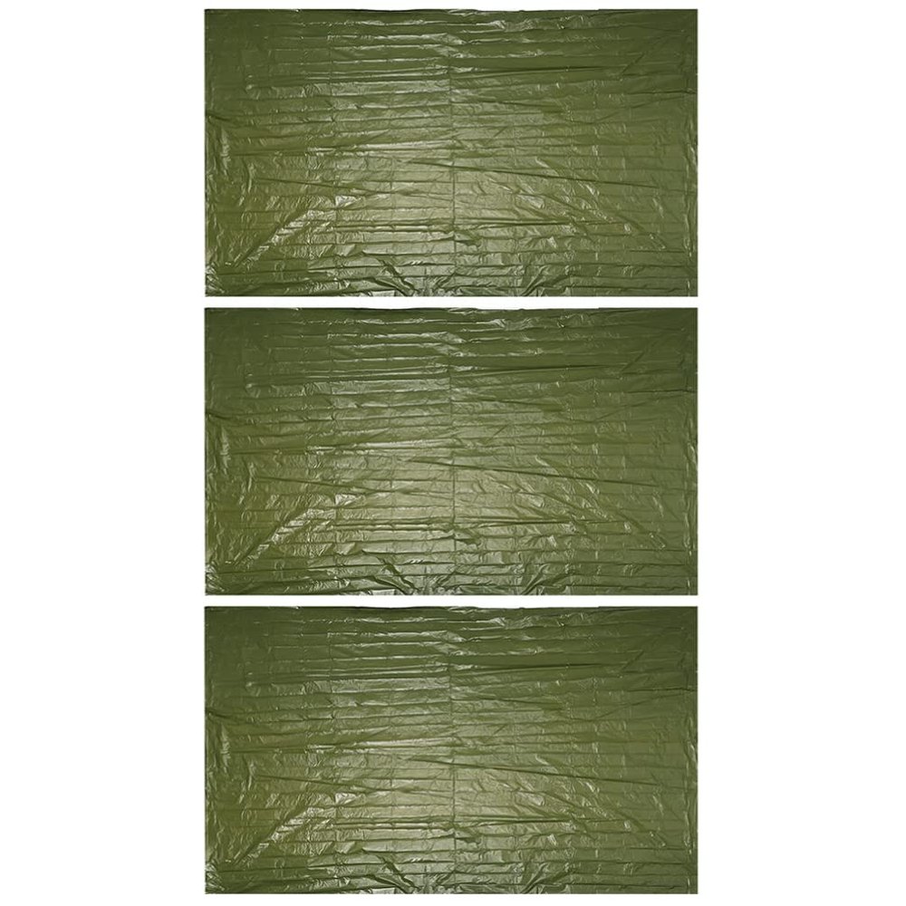 BESPORTBLE 3pcs Emergency Survival Blanket Portable Thermal Blankets for Camping Hiking and Outdoor Activities Retains Body Heat Lightweight and Compact