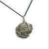 ASTROGHAR Natural Golden pyrite Wealth Finance Rough Raw Uneven shape Crystal pendant For Men And Women, Standard, crystal, PYRITE view 2
