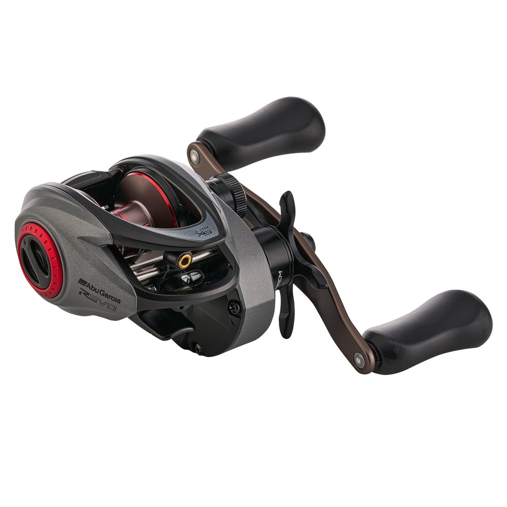 Abu Garcia Revo 5 SX RKT Low Profile Fishing Reel, Left Handle Position, X2-Craftic Alloy Frame & Asymmetrical Body Design, Durable, Lightweight Fishing Reels
