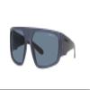 Arnette Men's AN4304 Heist 3.0 Rectangular Sunglasses, Matte Transparent Blue/Dark Blue Polarized, 63 mm view 2