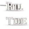 Alabama Roll Tide Jewelry Set - ROLL TIDE Stud Earrings and Matching Necklace - Hypoallergenic Stainless Steel Jewelry for Women - Alabama Roll Tide Football Accessories and Game Day Gifts view 4