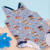 Paw Patrol Swimsuit Girls Toddlers Characters Navy Striped Swimming Costume 6-7 Years view 2