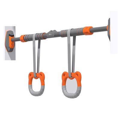 BCPPO Chin Up Bar Door Frame Pull-up Bar, Kids Teen Exercise Fitness Horizontal Bar, 70-160CM Adjustable Suspension Bar, Max 250kg (Color : Red, Size : 96-130CM)