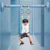 BCPPO Chin Up Bar Door Frame Pull-up Bar, Sports Fitness Horizontal Bar with Rings and Swing, Comfortable Foam Handle/Safety Lock (Size : 96-130CM) view 3