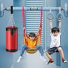 BCPPO Chin Up Bar Door Frame Pull-up Bar, Sports Fitness Horizontal Bar with Rings and Swing, Comfortable Foam Handle/Safety Lock (Size : 96-130CM) view 4