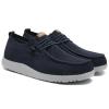 1TAZERO Men Slip On Shoes Wide Width Shoes Loafer Casual with Arch Support Insoles,Boat Shoes Orthopedic Men for Plantar Fasciitis (Blue 17) view 4