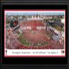 Texas Tech Football, Storm-the-Field - Double Mat, Deluxe Framed Picture by Blakeway Panoramas (44"W x 18"H) view 1