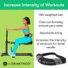 The DB Method DreamBelt Weight Belt Intensifies Workouts, Home or Gym Workout Equipment, Weighted Belt for Hip Thrust, Squat, Strength Training, Helps Minimize Exercise Injury Risk, 10 lbs view 2