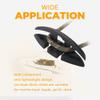 Boat Folding Cleat, Flip Up Dock Mooring Cleat Marine Deck Rope Cleat Accessories with Mounting Screws for Boat Kayak (2 Pcs) view 3