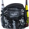 Rawlings | SAVAGE Backpack Equipment Bag | T-Ball / Baseball / Softball | Black view 1