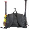 Rawlings | SAVAGE Backpack Equipment Bag | T-Ball / Baseball / Softball | Black view 3