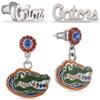 Gator Earrings for Women Gifts - Florida Gators Stud Earrings and Crystal Drop Earrings Set - Stainless Steel Hypoallergenic Earrings for Women - Game Day Gear and Unique Gifts for Women view 1