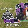 VictoryStore Football Party Supplies Jumbo Football Game Day Yard Signs, 72x36 Inches, Indoor/Outoor Football Party Yard Decorations, Includes 5 Signs and Stakes (Purple & Black) view 3