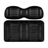 REVENGE DoubleTake Extreme Black/Black Front Cushion Set for Club Car Precedent 2004-Up Golf Cart view 1