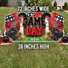 VictoryStore Football Party Supplies Jumbo Football Game Day Yard Signs, 72x36 Inches, Indoor/Outoor Football Party Yard Decorations, Includes 5 Signs and Stakes (Red & Black) view 2