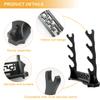 WANLIAN Sword Stand Sword Holder Desktop Samurai Sword Katana Gladiator Sword Rack for Display, Black (4 tier) view 3