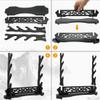 WANLIAN Sword Stand Sword Holder Desktop Samurai Sword Katana Gladiator Sword Rack for Display, Black (4 tier) view 4