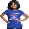 Go All Out YM 10-12 Royal Youth Oh My Josh Buffalo Football T-Shirt view 2