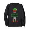 Assistant Principal Elf Matching Pajamas Christmas Teacher Long Sleeve T-Shirt view 1