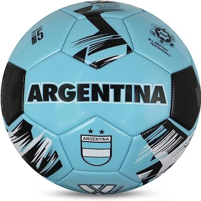 Vizari Country Soccer Ball with Long-Lasting Air Retention Bladder and Machine-Stitched Panels | Consistent Bounce for Passing and Shooting | Eye-Catching National Colors Design