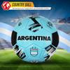Vizari Country Soccer Ball with Long-Lasting Air Retention Bladder and Machine-Stitched Panels | Consistent Bounce for Passing and Shooting | Eye-Catching National Colors Design view 2