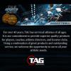 TAG Basketball Carrying Bag - Large Ball Duffle Bag for Sporting Equipment - 28" Length x 9" Width x 18" Height - Black view 2