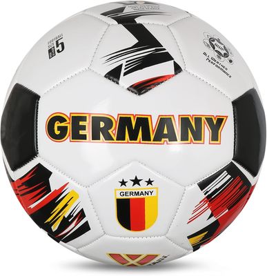 Vizari Country Soccer Ball with Long-Lasting Air Retention Bladder and Machine-Stitched Panels | Consistent Bounce for Passing and Shooting | Eye-Catching National Colors Design