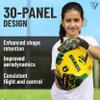 Vizari Country Soccer Ball with Long-Lasting Air Retention Bladder and Machine-Stitched Panels | Consistent Bounce for Passing and Shooting | Eye-Catching National Colors Design view 3