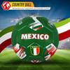 Vizari Country Soccer Ball with Long-Lasting Air Retention Bladder and Machine-Stitched Panels | Consistent Bounce for Passing and Shooting | Eye-Catching National Colors Design view 2