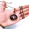 Antique Brass Direction Compass with Your Personalized Text, Pendant, Gift, Your Tommy. (5) view 1